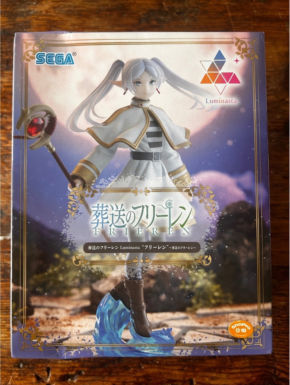 Luminasta Frieren Figure by SEGA - Stunning Collectible with Magical Staff